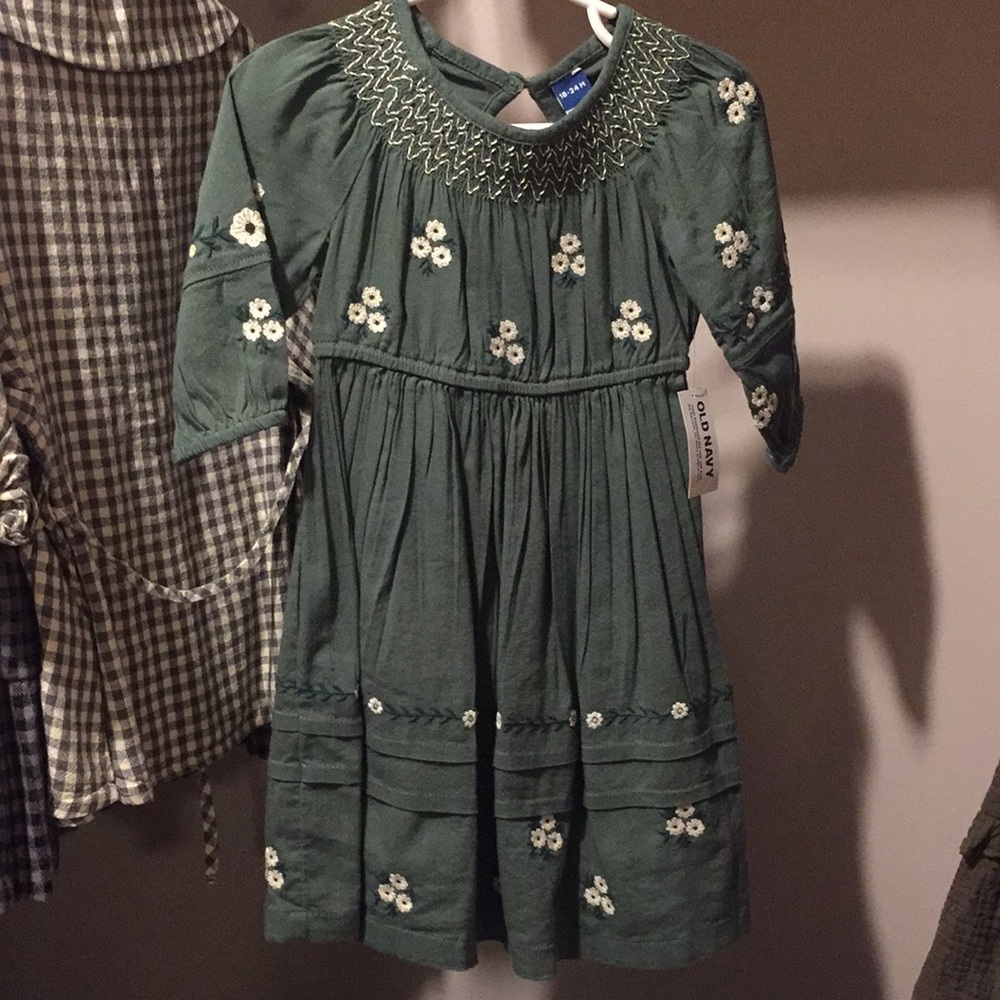 NWT embroidered floral maxi dress